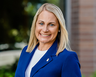 Headshot of Carolyne Keller, Southern First banker.