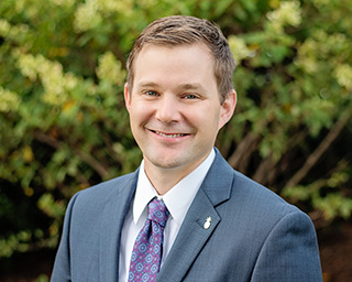 Headshot of Southern First banker, Chase Wellford.