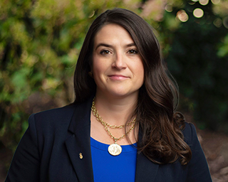 Headshot of Southern First banker, Elizabeth Burwell.