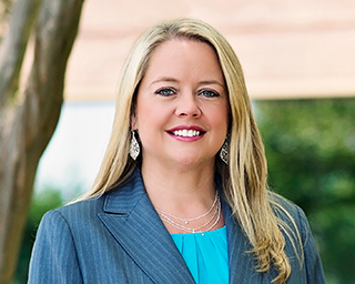 Headshot of Karen Mills, Southern First banker.