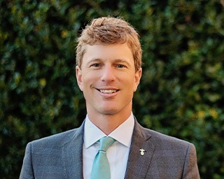 Headshot of Nate Harrison, Southern First banker.